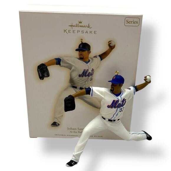 Johan Santana 2009 New York Mets Hallmark Keepsake Ornament - Picture 1 of 2